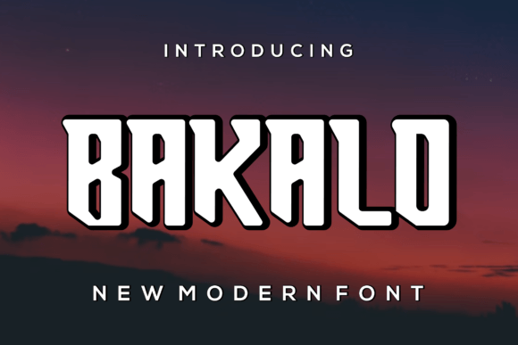 Bakalo: A Modern Slab Serif Font for Elegance and Versatility