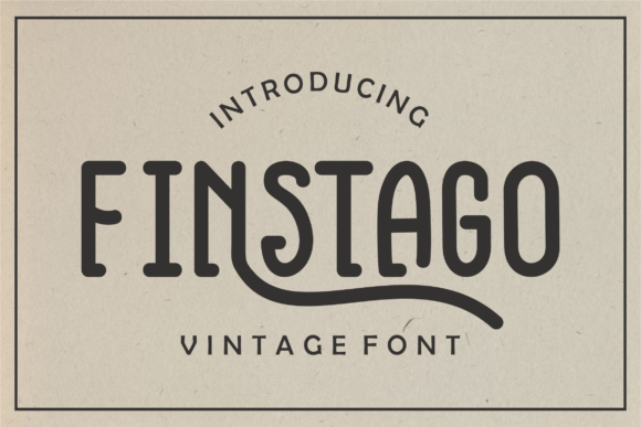 Finstago: A Classy Slab Serif Font for Modern Design