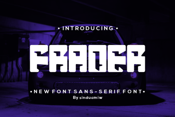 Frader: A Bold and Futuristic Slab Serif for Formal Projects