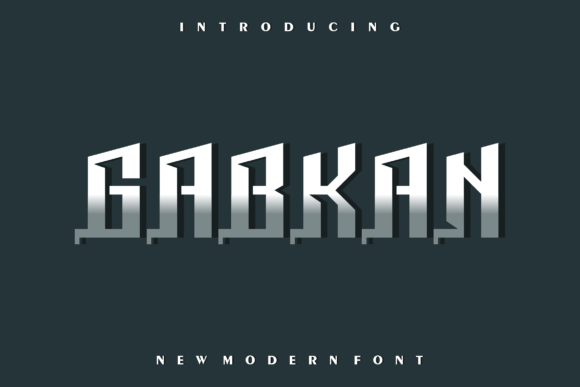 Gabkan: A Classy and Modern Slab Serif Font for Elegant Typography