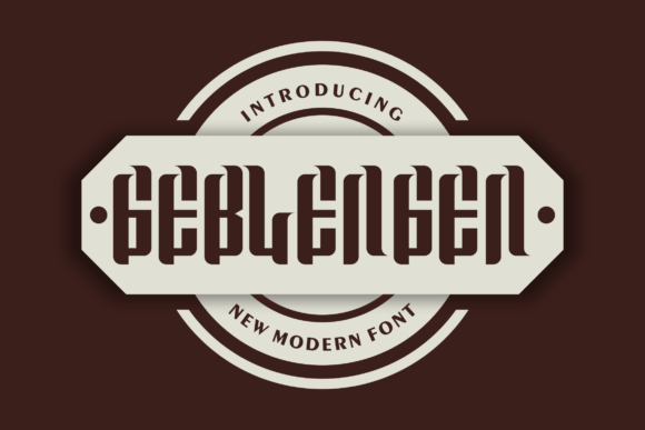 Geblengen: A Versatile Font for Modern Design Projects
