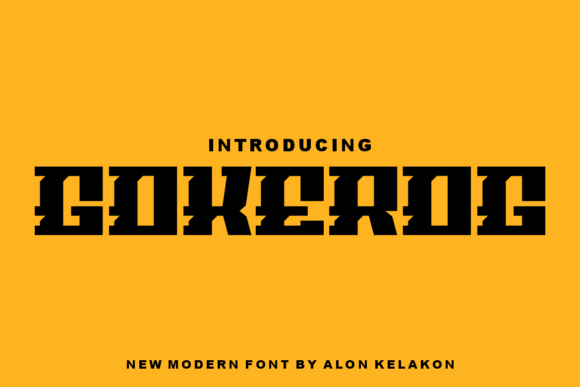 Gokerog: A Unique Slab Serif Font for Creative and Professional Design Projects