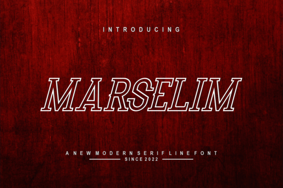 Marselim: A Classy Slab Serif Font for Modern Design