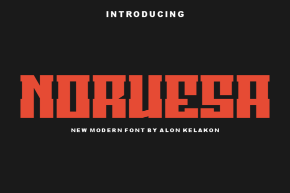 Norvesa: A Unique Slab Serif Font for Bold and Timeless Design