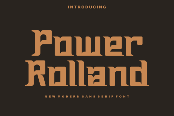Power Rolland: A Bold Slab Serif Font for Modern Branding