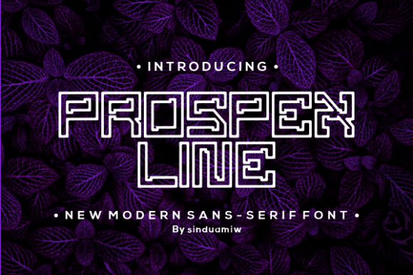 Prospex Line: A Modern Slab Serif Font for Creative Projects