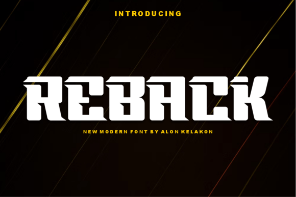 Reback: A Bold, Unique Slab Serif Font for Modern Design