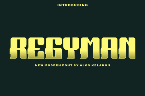 Regyman: A Unique Slab Serif Font for Modern Design Projects