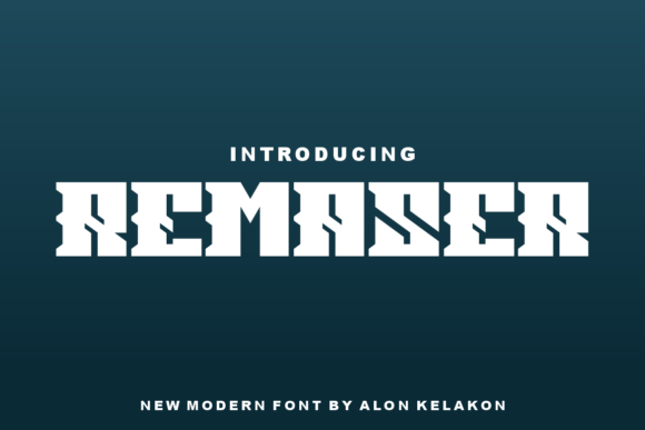 Remaser: A Bold Slab Serif Font for Creative Projects