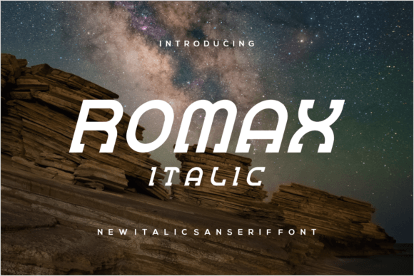 Romax Italic Font: A Modern Twist on Timeless Elegance
