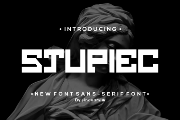 Stupiec: A Bold Slab Serif Font for Impactful Typography