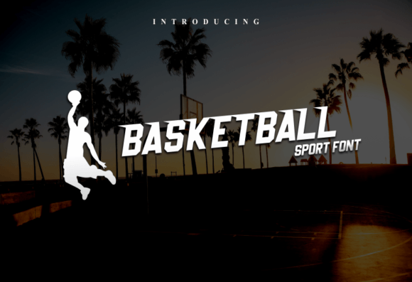 The Bold Elegance of Basketball: A Font for Dynamic Sports Design