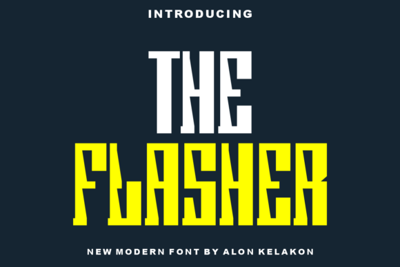 The Flasher: A Bold Slab Serif Font for Modern Design